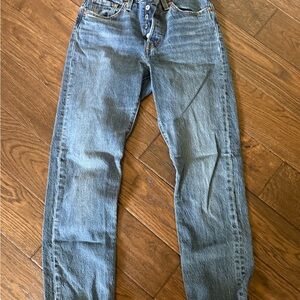 Levi's Light Blue Straight Jeans
